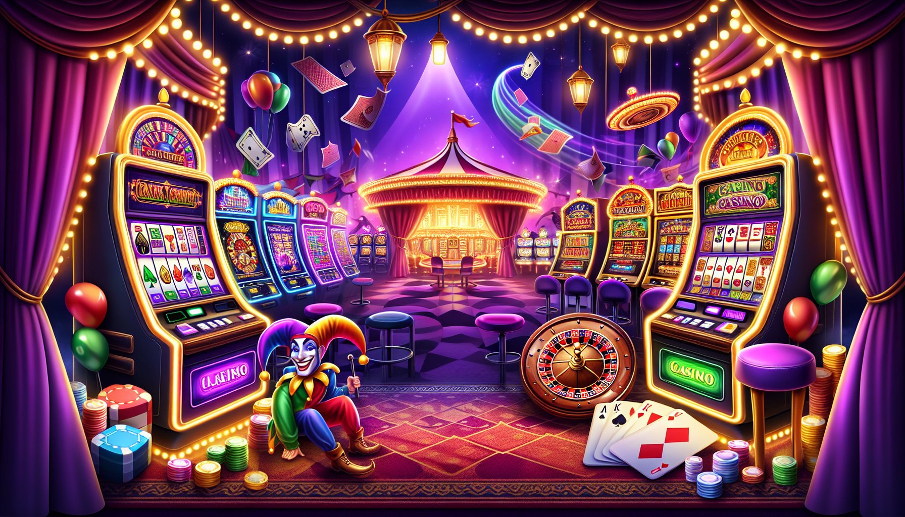 BetBuffoon Casino games selection including slots and live casino